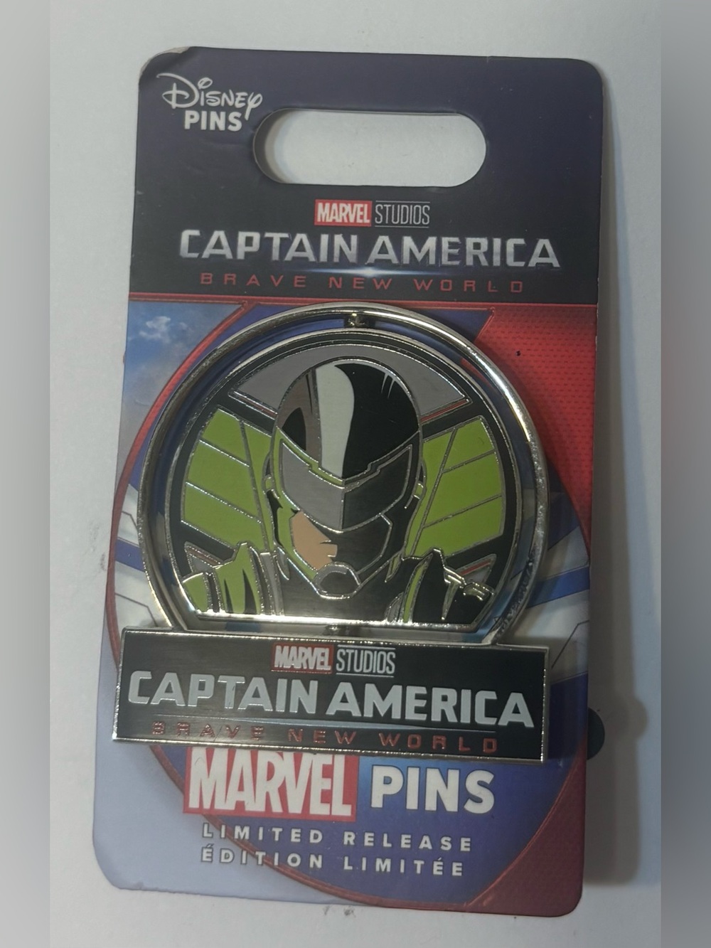 the Disney Parks Captain America: Brave New World Falcon-Sam Wilson Spinner Pin